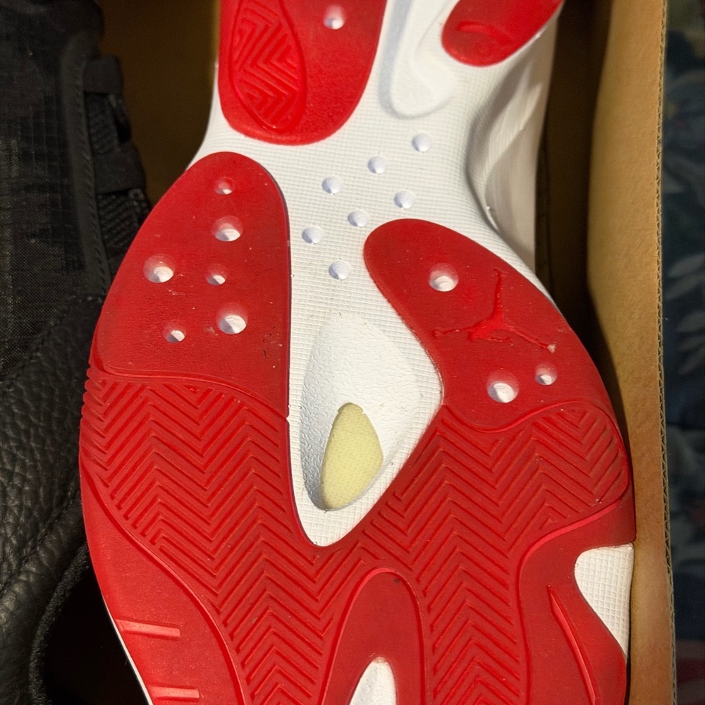 Jordan Black and Red Low-Top Sneakers - Picture 2 of 3